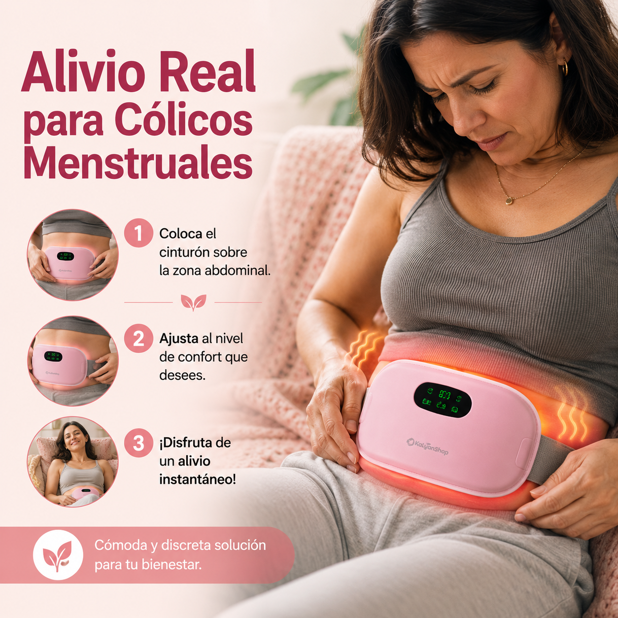 Cinturón Térmico para cólicos Kalyan