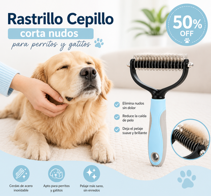Rastrillo Cepillo  para Mascotas